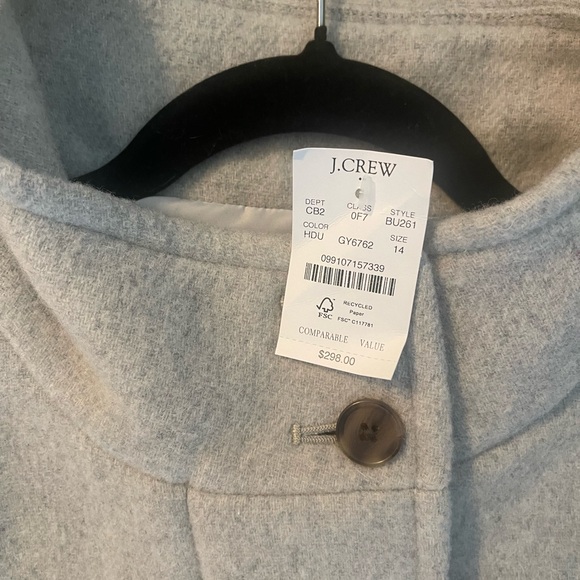 NWT Jcrew City Coat - Picture 3 of 6